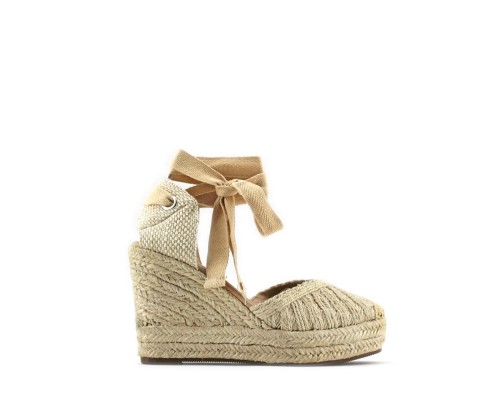 Sandalia Cuña Alpargata Valenciana